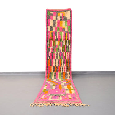 Vintage Runner Moroccan Rug 2.2 x 11.1 feet / 68 x 341 cm - Ettilux Home